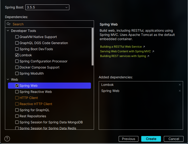 Dependences initiales